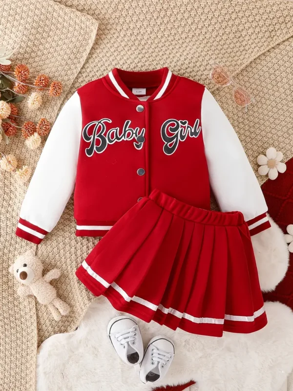 Style Preppy Filles 2pcs BABY GIRL