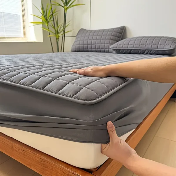 ⁦Protège-Matelas Matelassé Imperméable⁩ - الصورة ⁦7⁩